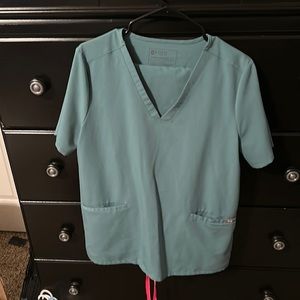 Large casma medium high waisted joggers in hydrogreen